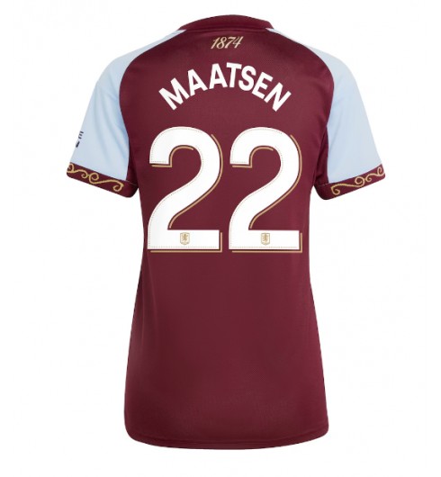 Aston Villa Ian Maatsen #22 Hjemmedrakt Dame 2025-26 Korte ermer Aston Villa Ian Maatsen #22 Hjemmedrakt Dame 2025-26 Korte ermer